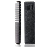 HYOUJIN 605 peine de corte carbono negro con 14 orificios para control preciso.