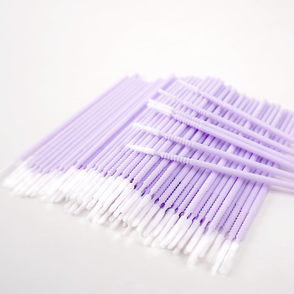 i-Laesh microaplicadores para extensiones de pestañas, cabeza larga, precisión en la aplicación.