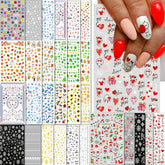 IDDFEVE estampas de uñas festivas para todo el año, fáciles de aplicar en casa.