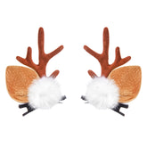 IHESPABLD orejas ciervo detalle marrón suave para un look navideño.
