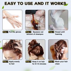 IIIMEIDU MEIDU coloración instantánea en cabello para uso diario.