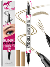 iMethod lápiz de cejas con punta curva para trazos de pelo real y cejas definidas.
