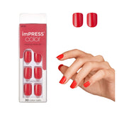 imPRESS Color Press-On Manicure en acción sin esmalte para uso diario