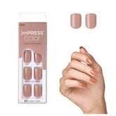imPRESS Sandbox rosa, uñas postizas sin pegamento listas para usar al instante