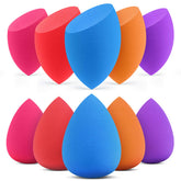 Esponjas de maquillaje InnoGear, set de 10 piezas en colores brillantes para un acabado uniforme.