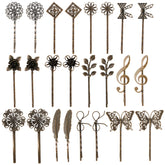 inSowni prendedores-bronce-vintage-hojas: accesorio elegante para peinados diarios