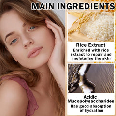 IONSGAKO suero arroz textura ligera: absorción rápida sin grasa.