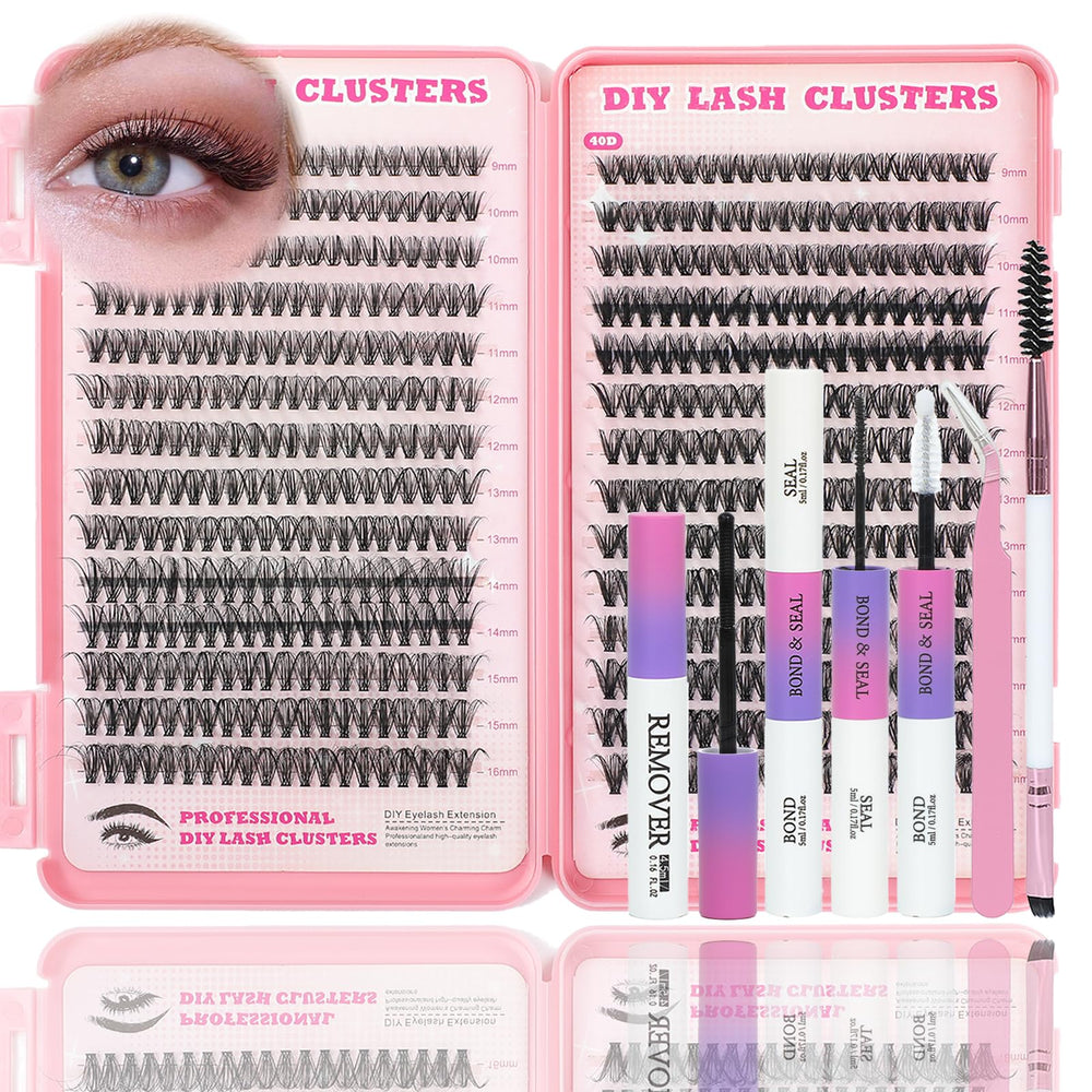 ISTGIFT kit racimos pestanas 9-16 mm para look natural diario