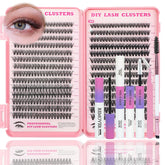 ISTGIFT kit racimos pestanas 9-16 mm para look natural diario
