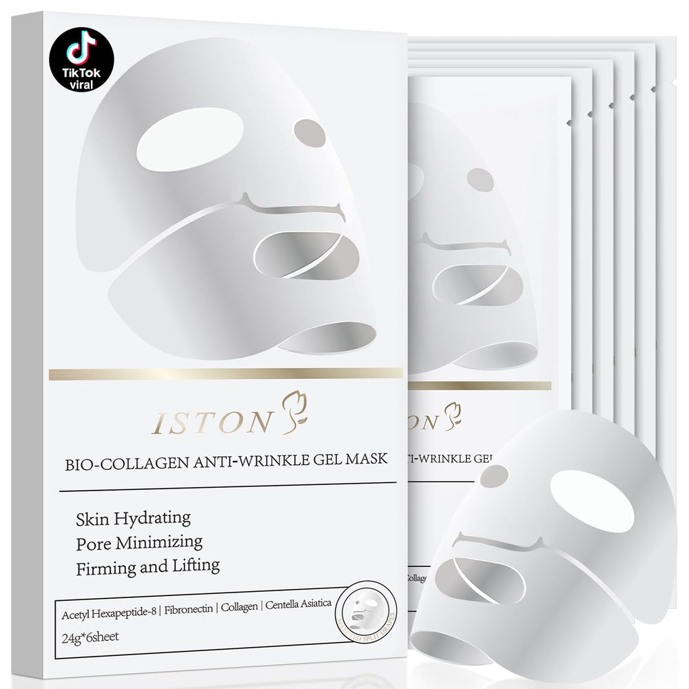 ISTON Bio-Colágeno Real mascarilla nocturna profunda mejora elasticidad de la piel