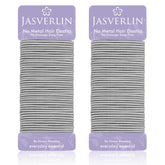 JASVERLIN coletero 2mm gris claro para pelo delicado, sujeción suave
