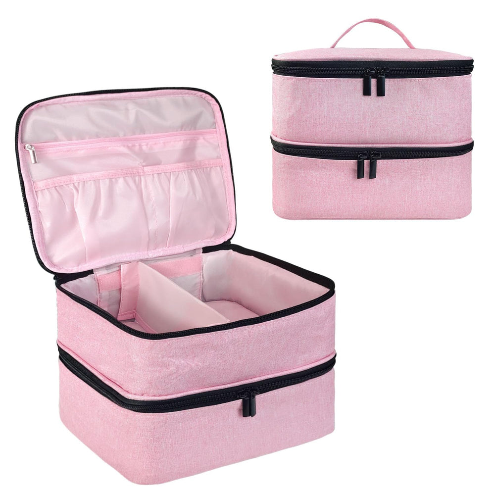 Jenlan bolsa para esmaltes con 30 botellas: organiza tu colección con estilo y facilidad.