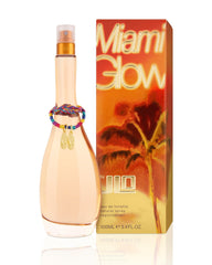 Jennifer Lopez Miami Glow muestra la botella y el empaque, perfecto para regalo elegante.