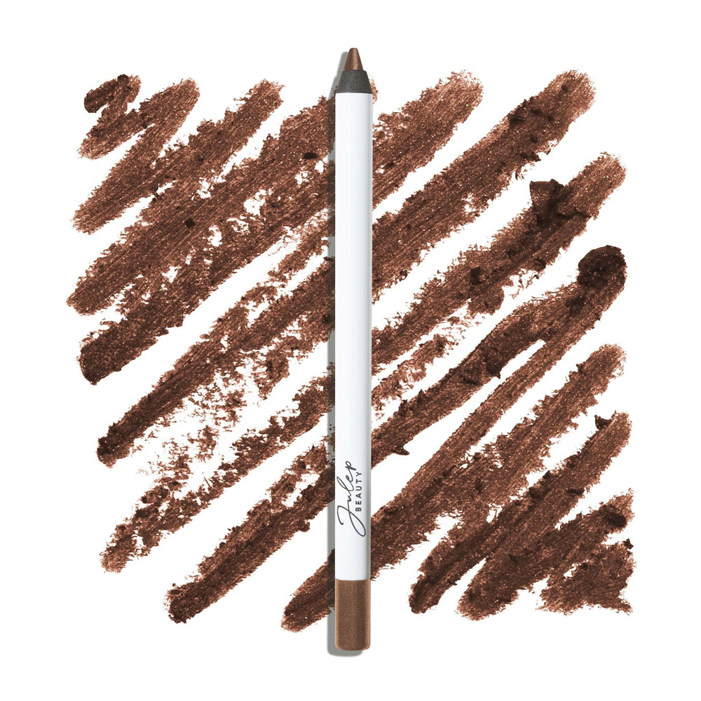 Julep lapiz gel bronce resplandor para delineado duradero.