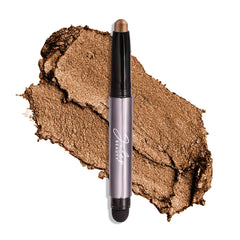 Sombra de ojos Julep 101 crema-polvo bronce brillante para un look duradero.