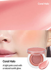 JUNG SAEM MOOL Coral Halo blush con acabado translúcido de aspecto natural