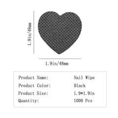 Jusbuya toallitas para quitar esmalte y gel, sin fibras y alta absorción.