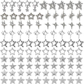 KACHIMOO adornos de uñas estrellas 3D para brillo y estilo.