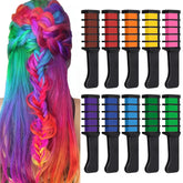 Kalolary tizas para cabello en 10 colores para color temporal y divertido