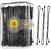 KANPRINCESS horquillas cabello negro con estuche, almacenamiento práctico.