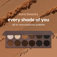 Kara Beauty Eyebrow Kit: ceras y pomadas duales para fijar cejas.