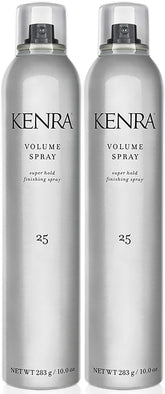 Kenra Volume Spray 25: botellas dobles para volumen duradero.