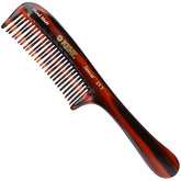 Kent 21T peine desenredante carey grande, desenreda sin tirar en cabello grueso.