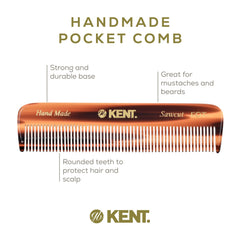 Kent FOT dientes suaves para deslizamiento cómodo durante el peinado.