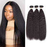Kerriana mechas Yaki liso de 14 pulgadas para acabado natural