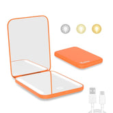 Espejo Kintion de bolsillo con doble cara para maquillaje preciso en cualquier lugar.
