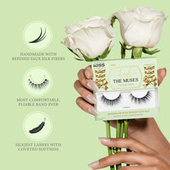 KISS The Muses Legacy, fibras sintéticas refinadas para un acabado elegante.