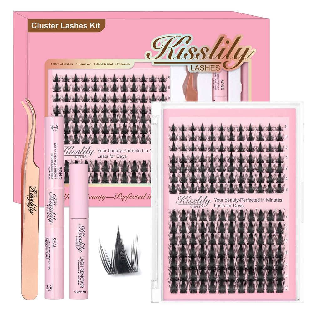 Kisslily conjunto de pestañas hada para un look suave