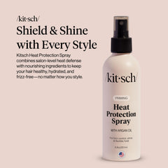 Kitsch Brillo ligero con argán para cabello suave y sedoso.