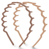 Kitsch diadema zigzag sin deslizamiento para peinados duraderos.