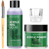 Kolqkee kit acrílico con polvo y monómero para uñas en casa