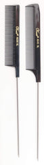 Peine Krest Pintail para tejer con papel de aluminio, dientes finos, ideal para secciones limpias.