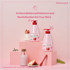 Aroma de fresa y leche, Kwailnara WELCOS para el cuerpo.