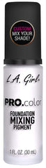 L.A. Girl PRO.color pigmento blanco para ajustar tono de piel con precisión