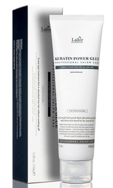 LA'DOR Keratin Power Glue en bote, aplicación rápida para cabello suave y brillante.