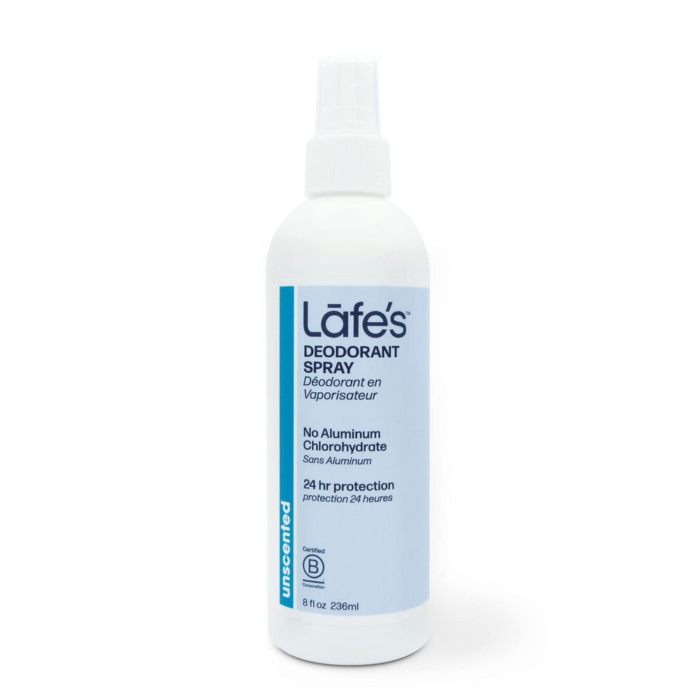 Lafe's desodorante natural en spray 8oz sin aluminio para uso diario