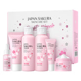 Laikou conjunto cuidado Sakura limpiador suave para rostro limpio y fresco.