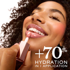 Lancôme Lip Idôle JuicyTreat brinda 24H de hidratación para labios.