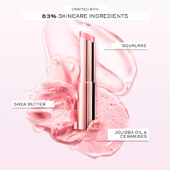 Lancôme Lip Idôle Squalane-12 Butterglow texture légère et non collante.