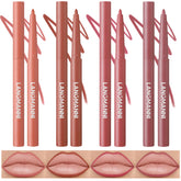 Langmanni delineador labial mate de 12 tonos para looks versátiles.