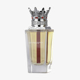 Lattafa Dynasty - botella frontal, presencia elegante para cualquier ocasión.