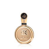Lattafa Fakhar Gold Extrait, botella frontal, fragancia elegante para uso diario y ocasiones especiales.