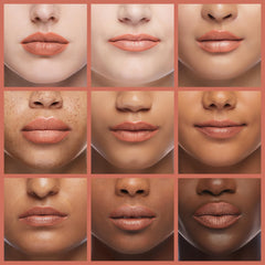 Delineador tono neutro rosado de Laura Geller para look natural.