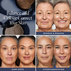 LAURA GELLER NEW YORK Balance-n-Brighten Porcelana: acabado demi-mate natural.