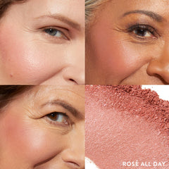 Laura Geller New York tono rosado todo el día con acabado natural.
