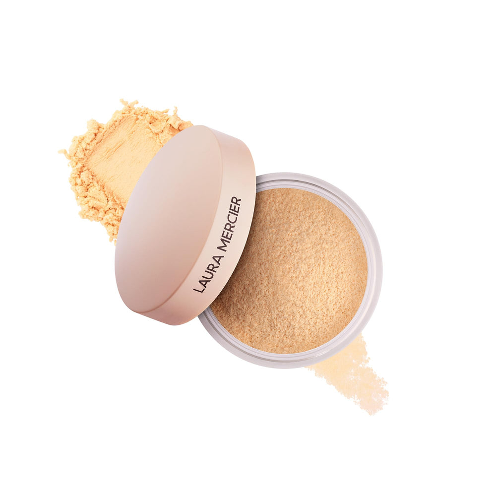 Laura Mercier polvo suelto Ultra Blur traslucido mini para un acabado suave
